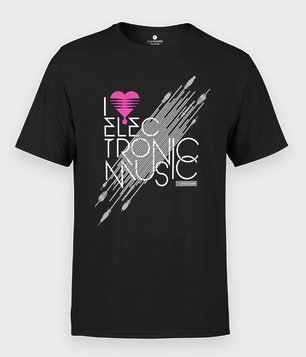 Koszulka I love electronic music