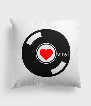 Poduszka  I love vinyl