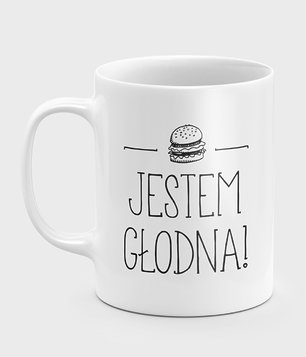 Kubek Jestem głodna