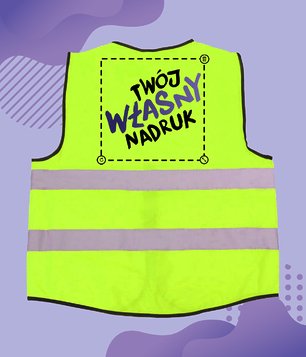 Kamizelka odblaskowa z własnym nadrukiem 
