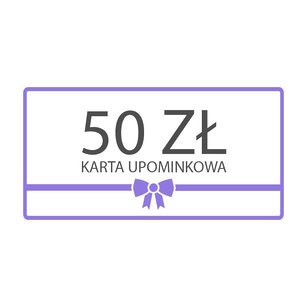 Karta upominkowa 50zł