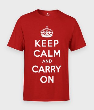 Koszulka Keep calm and carry on