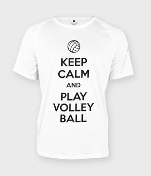 Koszulka sportowa Keep Calm and Play Volleyball