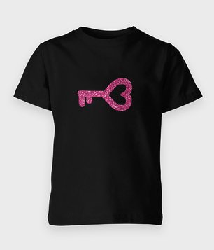Koszulka dziecięca Key 1 - brokatowy nadruk