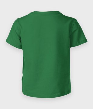 Koszulka dziecięca (bez nadruku, gładka) - zielona