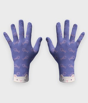 Rękawiczki higieniczne fullprint Kotek