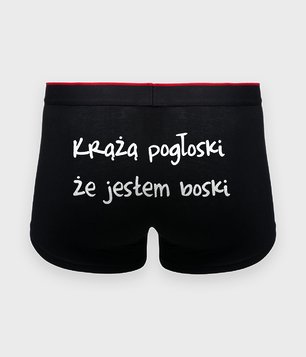 Krążą pogłoski, że jestem boski