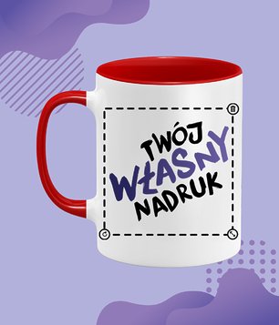 Kubek kolorowy z własnym nadrukiem 