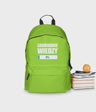 Ładowanie Wiedzy - plecak zielony