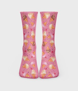 Skarpetki za kostkę fullprint (36-40) Lody (36-40)