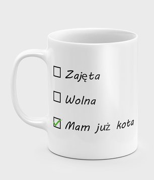 Kubek Mam już kota