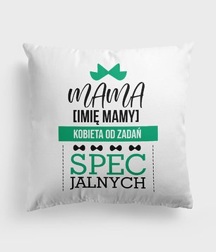 Poduszka Mama do zadań specjalnych + imię