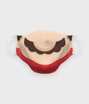 Maska na twarz premium Mario