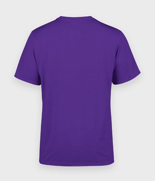 Męska koszulka (bez nadruku, gładka) - fioletowa