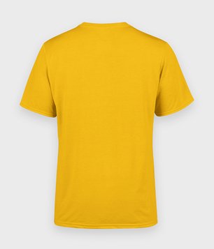 Męska koszulka (bez nadruku, gładka) - żółta