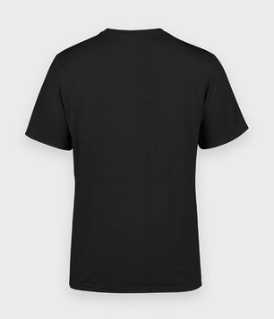Męska koszulka standard plus (bez nadruku, gładka) - czarna