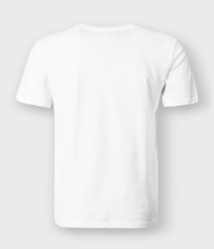 Męska koszulka v-neck (bez nadruku, gładka) - biała