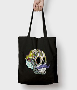 Torba Moustache Skull