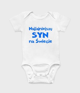 Body dziecięce Najfajniejszy syn na świecie