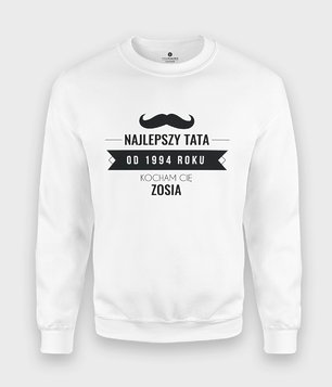 Bluza Najlepszy tata od + rok i imię