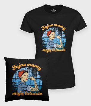 Pakiet Fajnej mamy - Koszulka i Poduszka