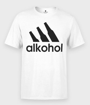 Koszulka Parodia Adidasa - Alkohol