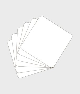Podkładka pod kubek (6 sztuk) - (gładkie, bez nadruku) Podkładka pod kubek (6 sztuk) - (gładkie, bez nadruku)