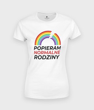 Koszulka Popieram Normalne Rodziny