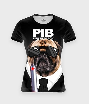 Pug in black 