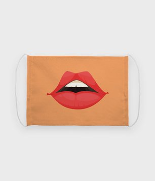 Maska na twarz fullprint Sexy usta