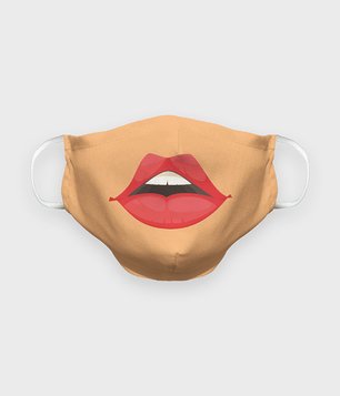 Maska na twarz premium Sexy usta