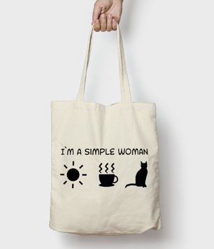 Torba Simple woman cat