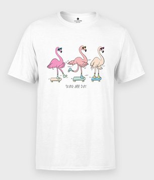 Koszulka Skate Flamingi