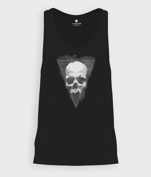 Skull in triangle