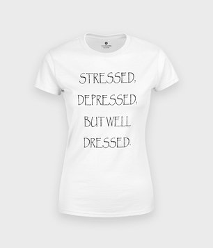 Koszulka Stressed, depressed