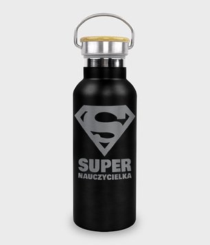 Super Nauczycielka Czarny Super Nauczycielka Czarny