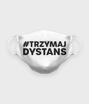 Maska na twarz premium Trzymaj dystans 2