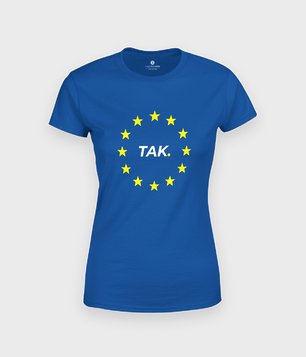 Koszulka Unia Europejska - Tak.