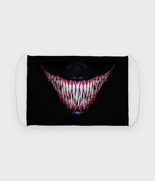 Maska na twarz fullprint Uśmiech Venoma