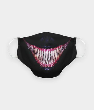 Maska na twarz premium Uśmiech Venoma