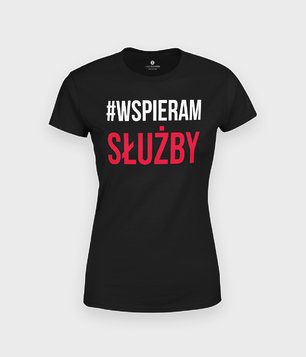 Koszulka #Wspieram Służby 2