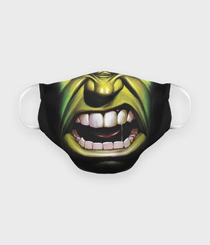Maska na twarz premium Zdenerwowany Hulk