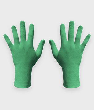 Rękawiczki higieniczne fullprint Zielone