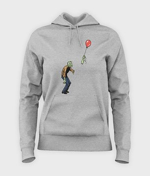 Zombie with baloon