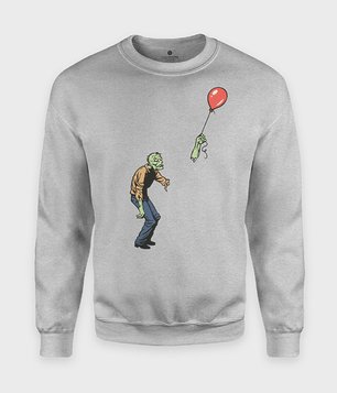 Zombie with baloon