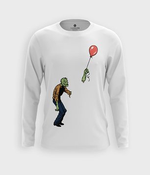 Zombie with baloon