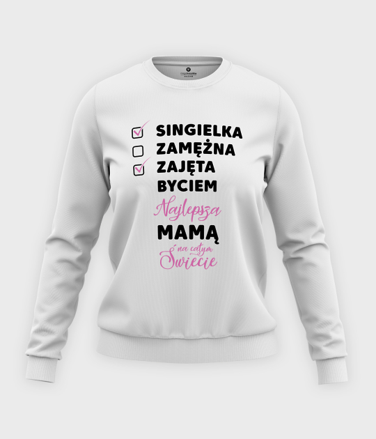 Bluza klasyczna damska Zajęta mama 4