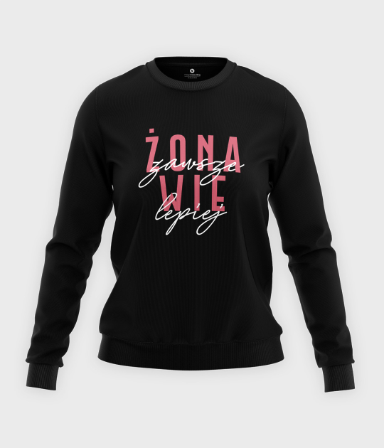Bluza klasyczna damska Żona wie lepiej 2