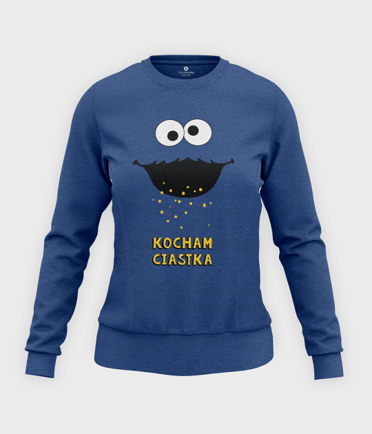 Bluza damska taliowana Kocham ciastka