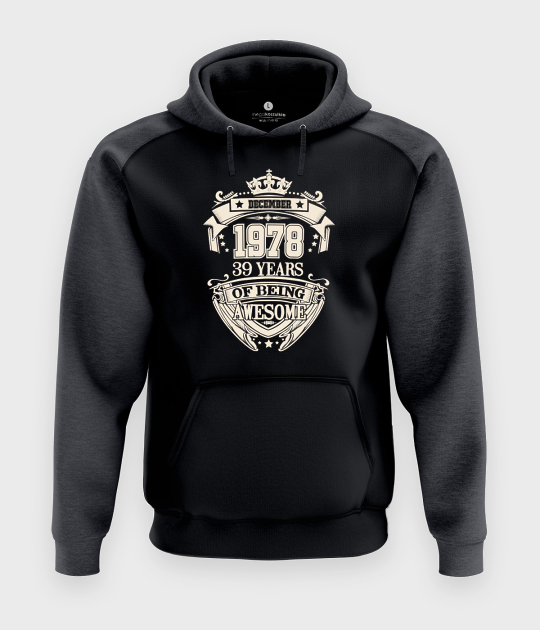 Bluza męska dwukolorowa Premium Urodziny + Twój miesiąc, rok, wiek